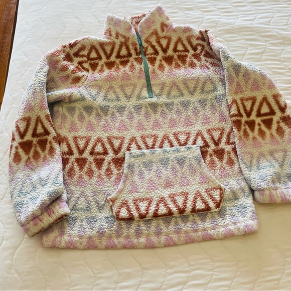 (2) Cat & Jack Geometric fleece Jackets - Picture 4 of 5